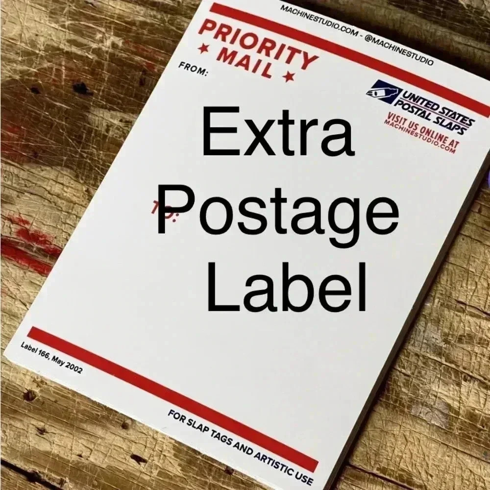 Extra Postage Label For Purchases Over 5 Pounds